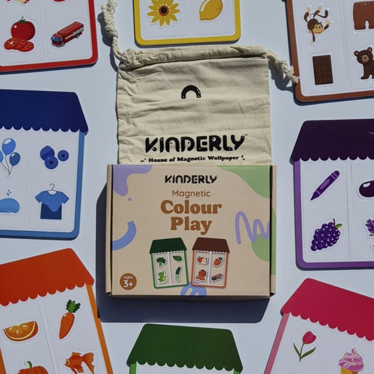 Kinderlybaby - Magnetisch Kleurenspel - 40-delig