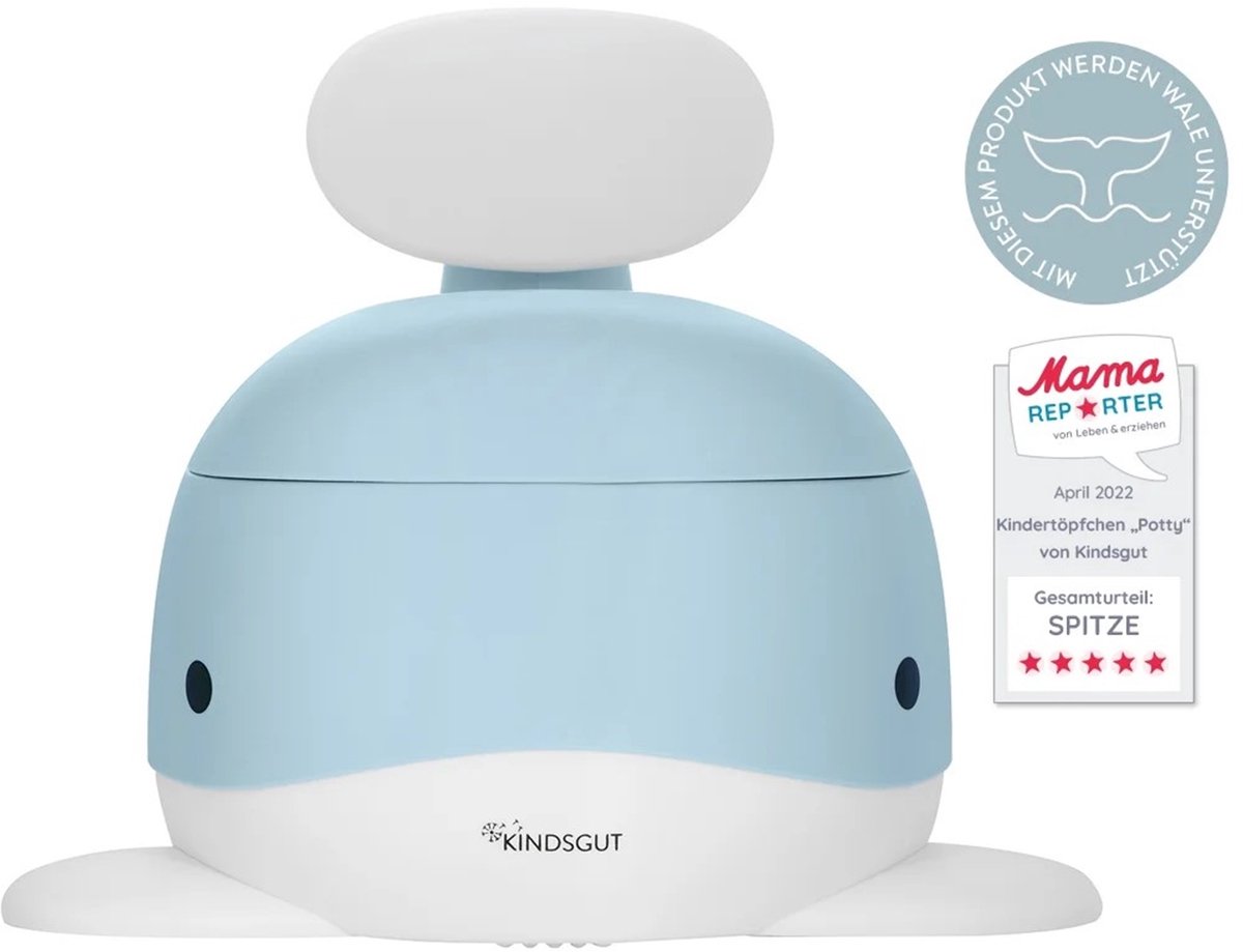 Kindsgut Kindertöpfchen, Blauw, Wit, Monochromatisch, Jongen/meisje, 1 jaar, 340 mm, 320 mm