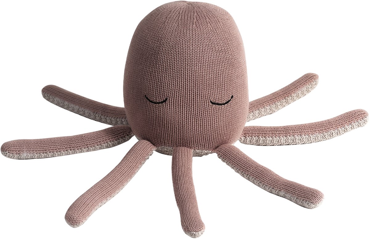 Kindsgut gebreide knuffel van 100% katoen – octopus – OEKO-TEX®