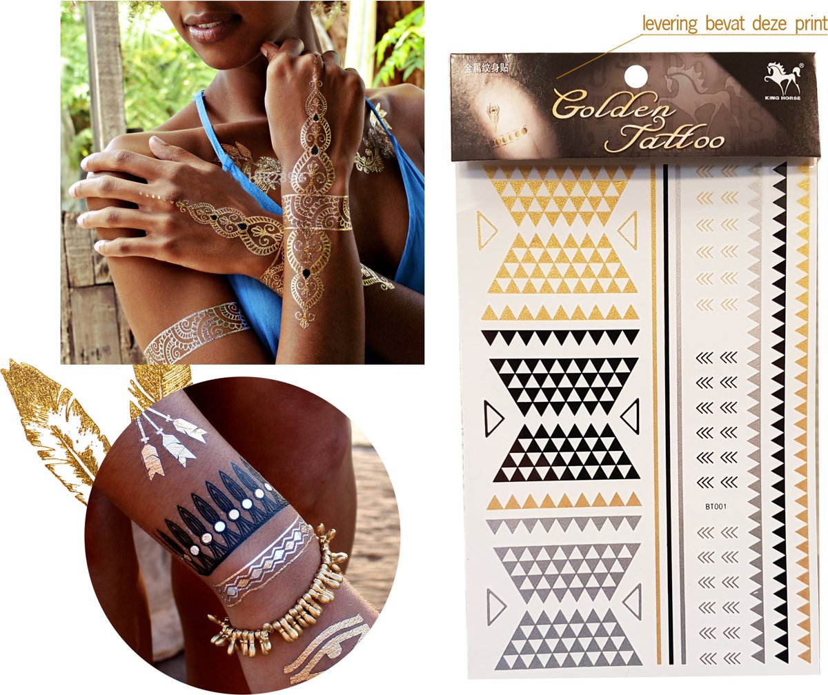 Golden & Metallic Tattoo iBiza Style - Thalassa
