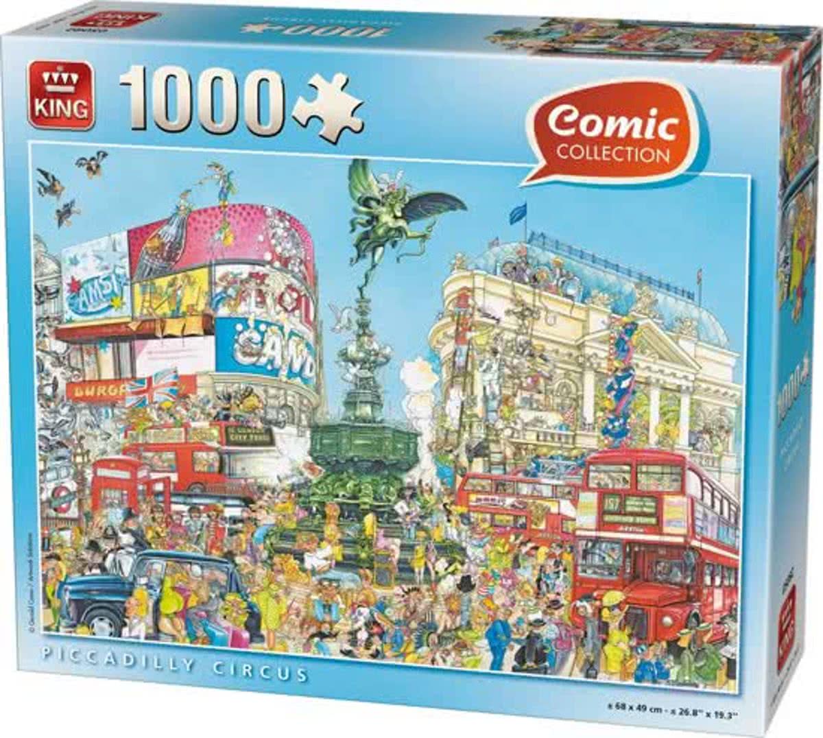 Comic Piccadilly Circus - Puzzel - 1000 Stukjes