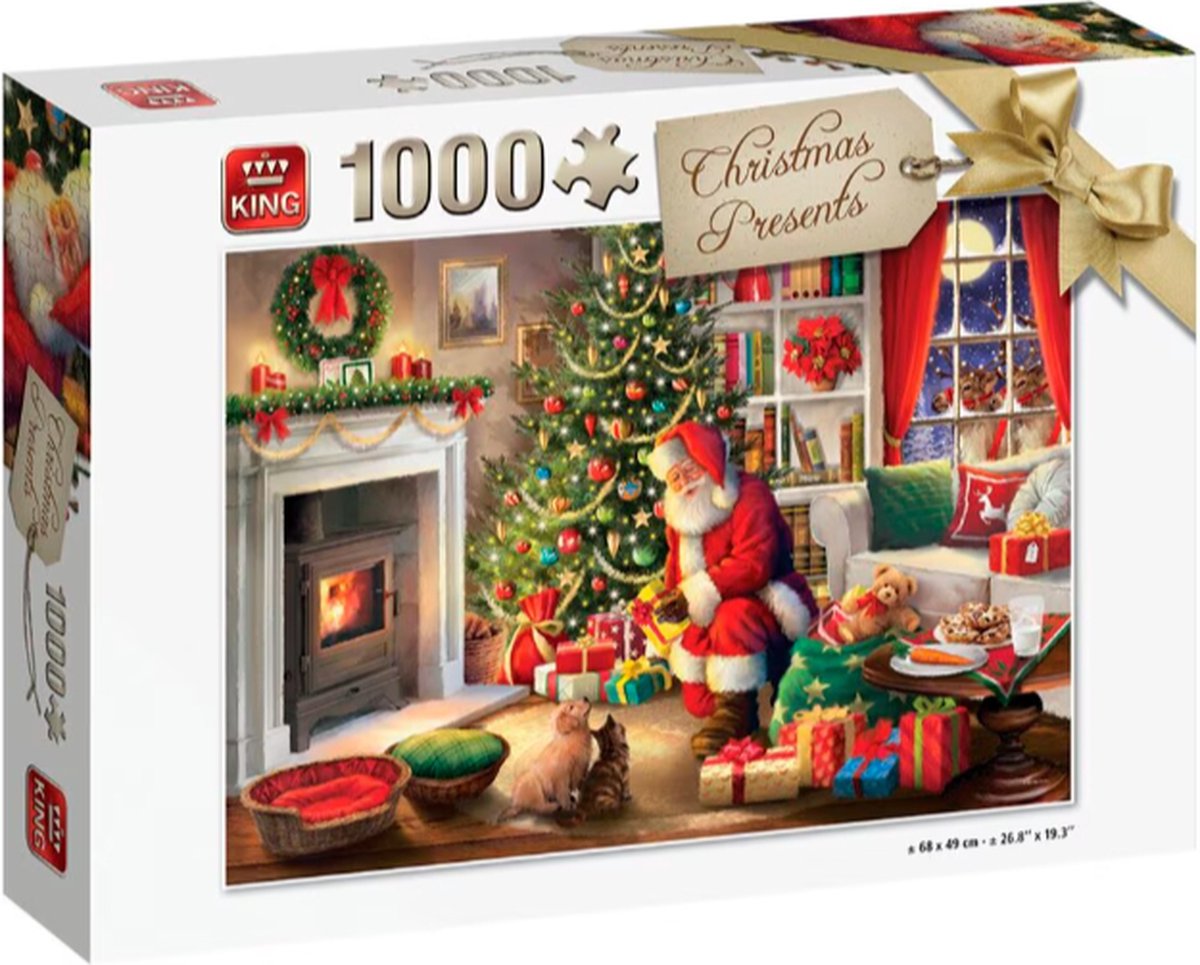King Puzzel Christmas Presents 1000 stukjes
