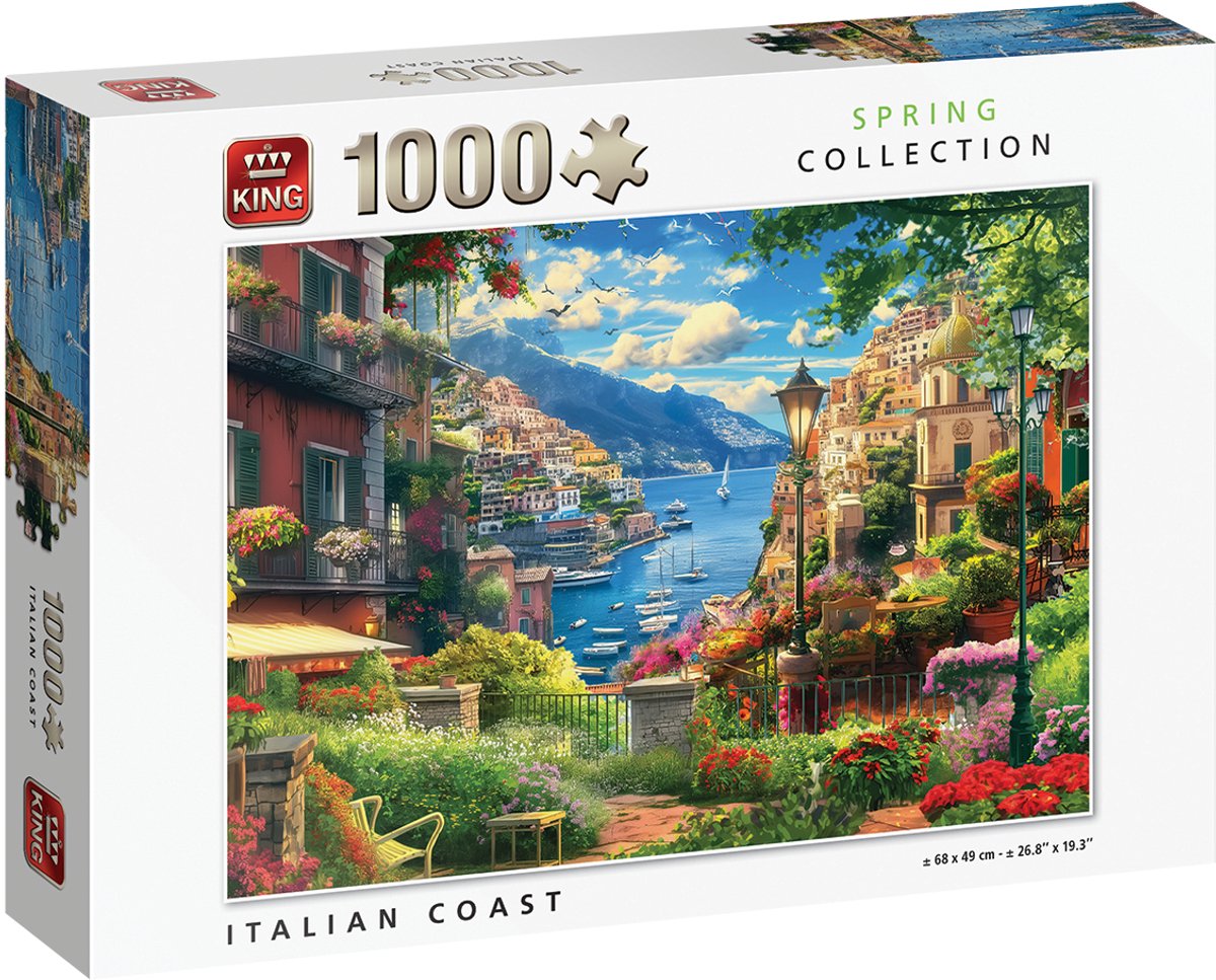 King Puzzel Italian Coast 1000 stukjes