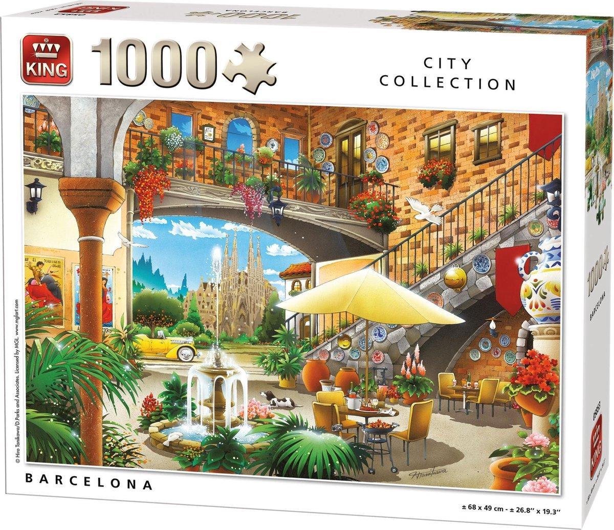 King puzzel Barcelona - 1000 stukjes