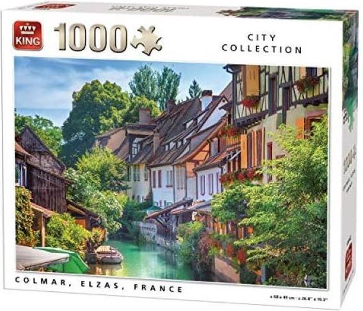 King puzzel Colmar, Elzas, France - 1000 stukjes