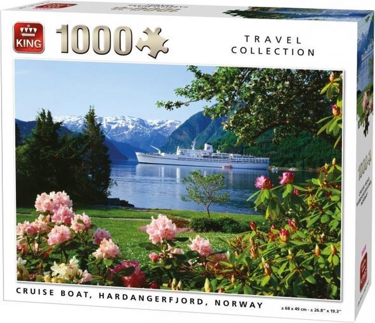 legpuzzel Cruise boot - Noorwegen 1000 stukjes