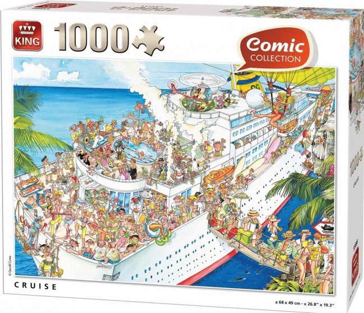 legpuzzel Cruise karton 1000 Stukjes