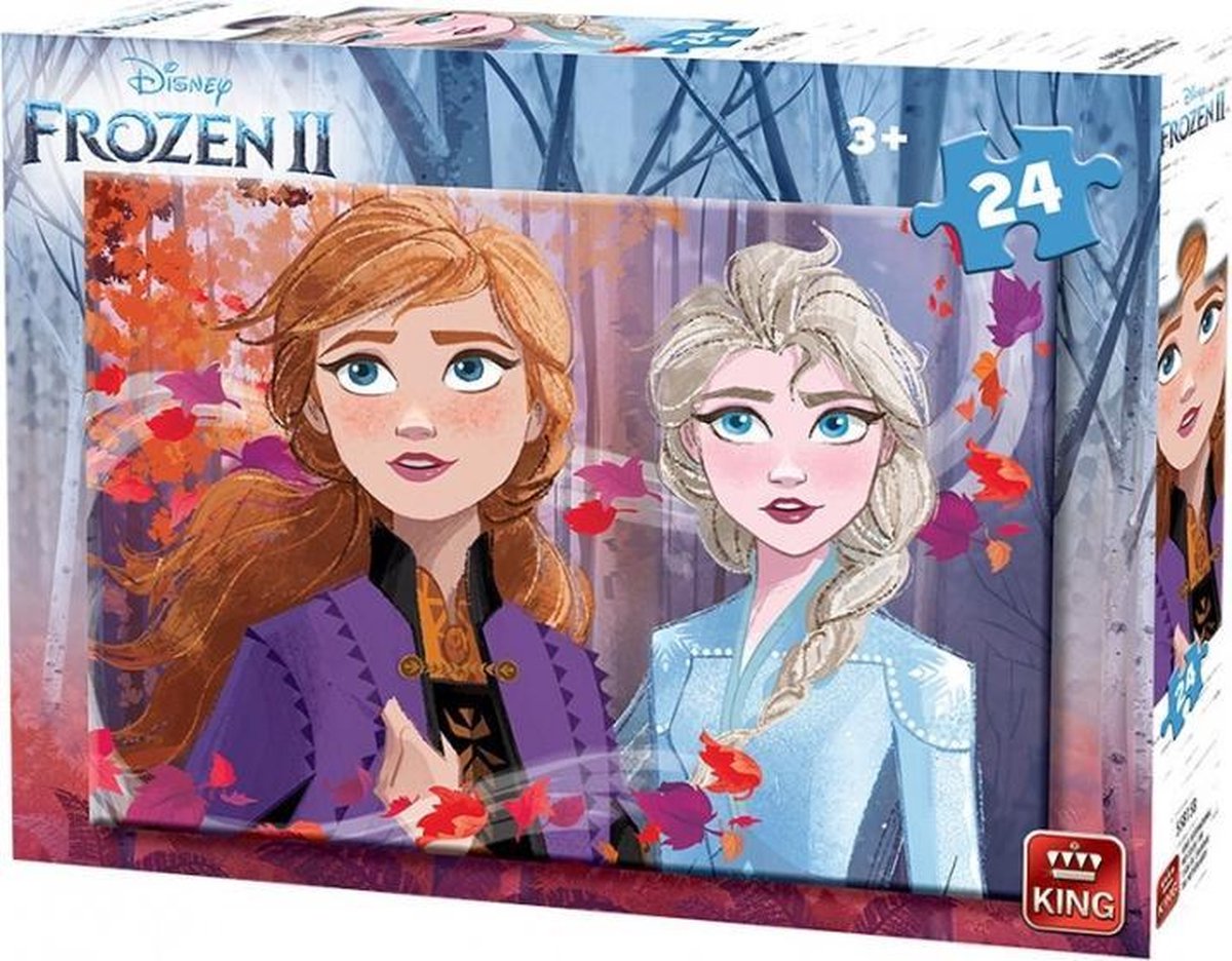 legpuzzel Disney Frozen II karton junior 24 stukjes