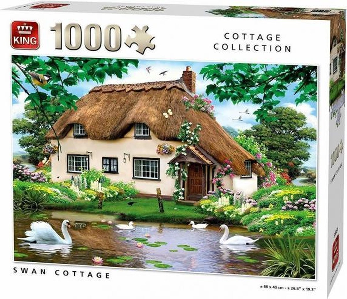 legpuzzel Swan Cottage 1000 stukjes