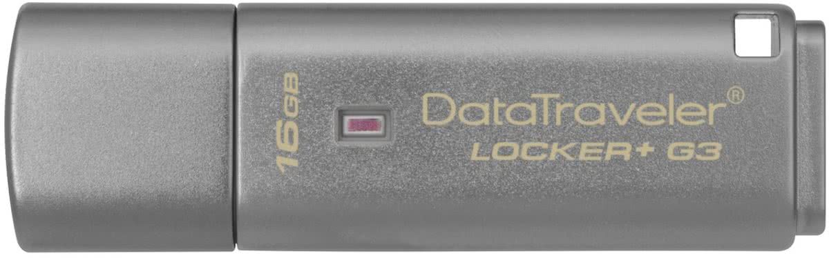 Kingston Locker+ G3 - USB-stick - 16 GB