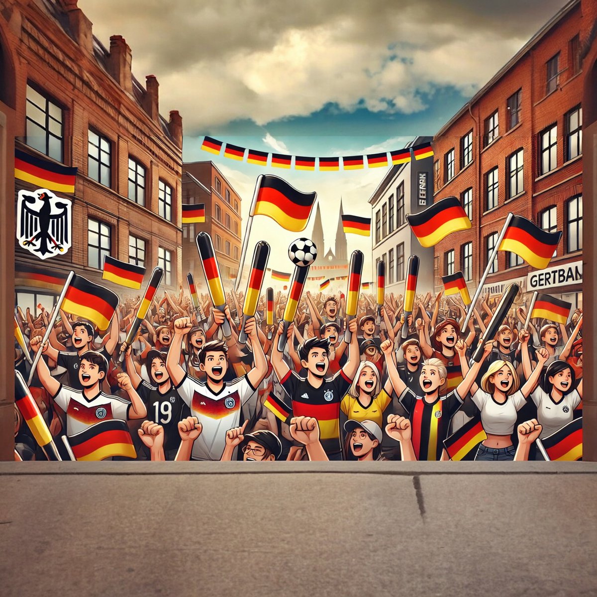 Duitse Juich Staven / Handklappers