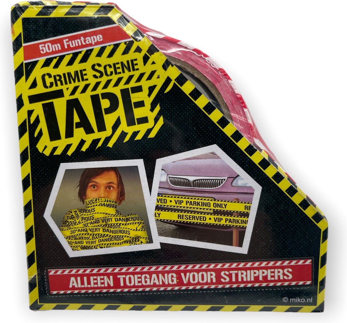 Kinky Pleasure - Afzet Tape - Afzet Lint - Alleen Toegang voor Strippers - 50 Meter - 1 Stuk