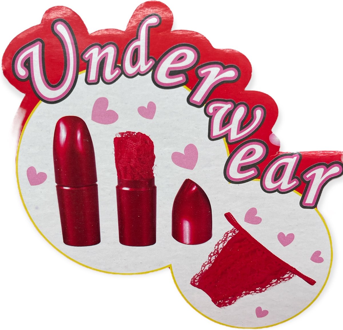 Lipstick met string erin