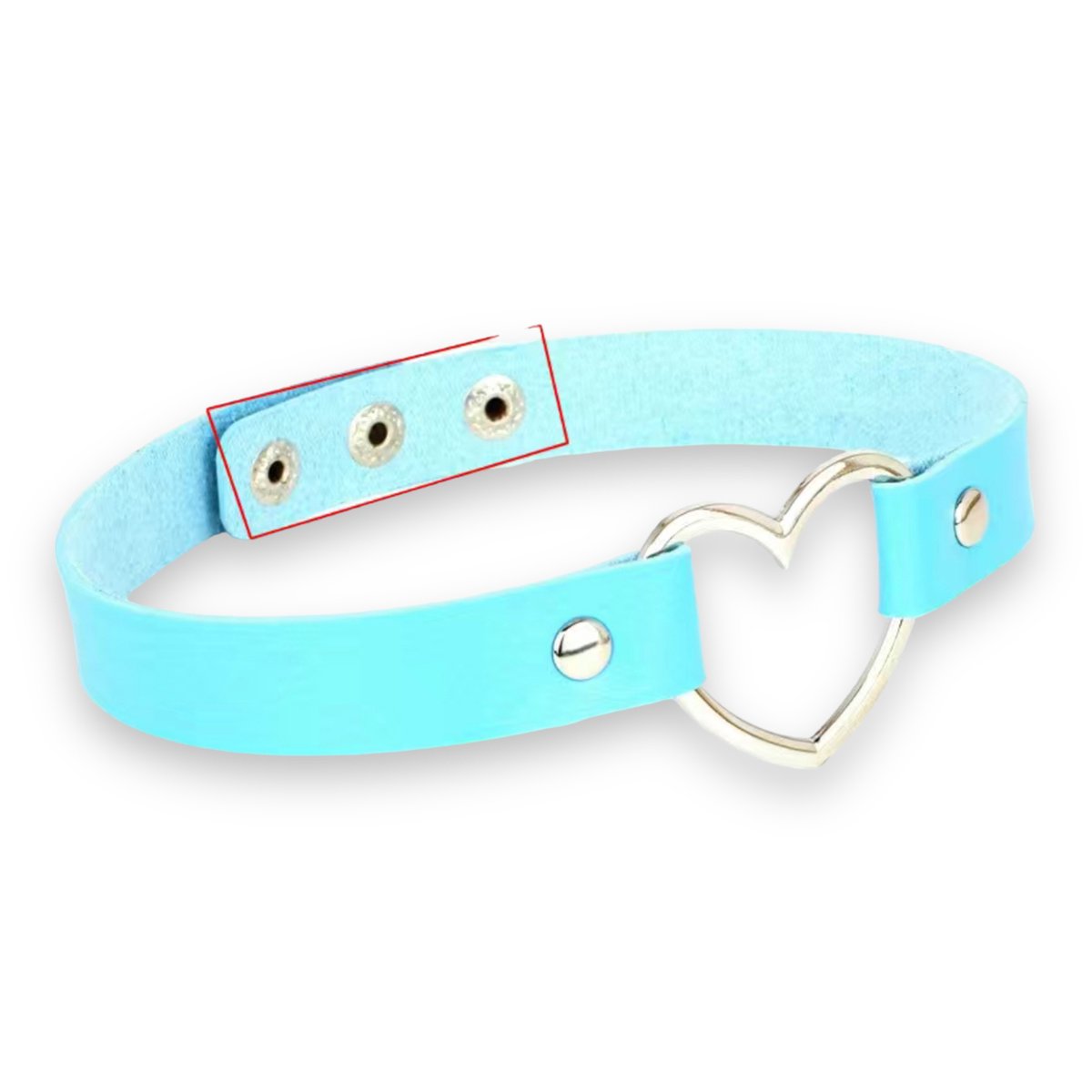 Sexy Punk Style Choker In Het Lichtblauw