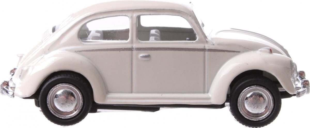 Kinsmart Auto Volkswagen Beetle Junior 6 Cm Die-cast Crème