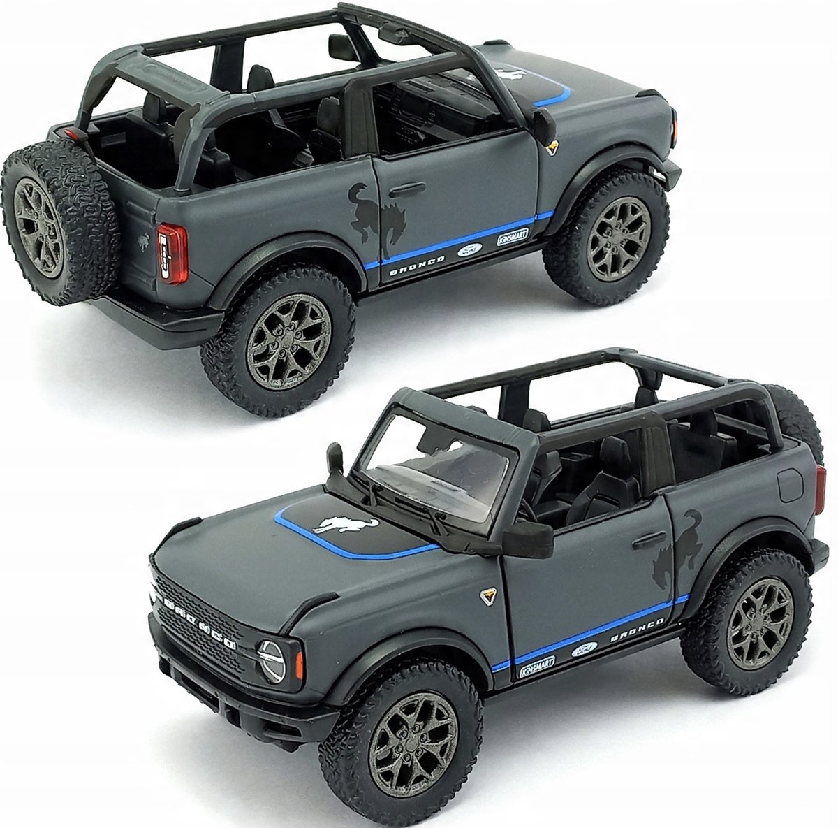 Kinsmart Ford Bronco uvery edition 2022 die cast pull back motor 12,5 cm speelgoed auto