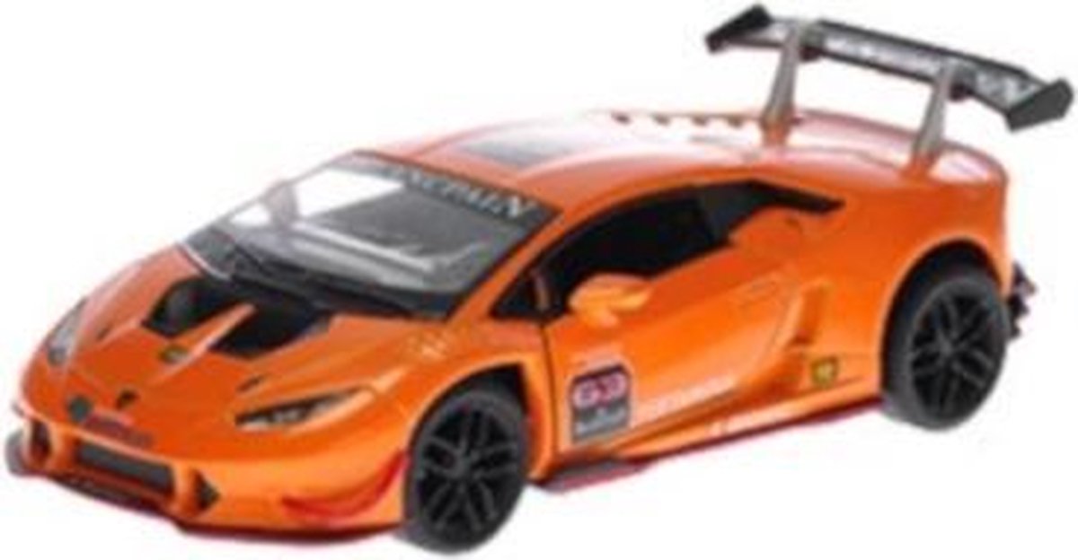 Kinsmart Schaalmodel Lamborghini Huracan 1:36 Pull-back Oranje
