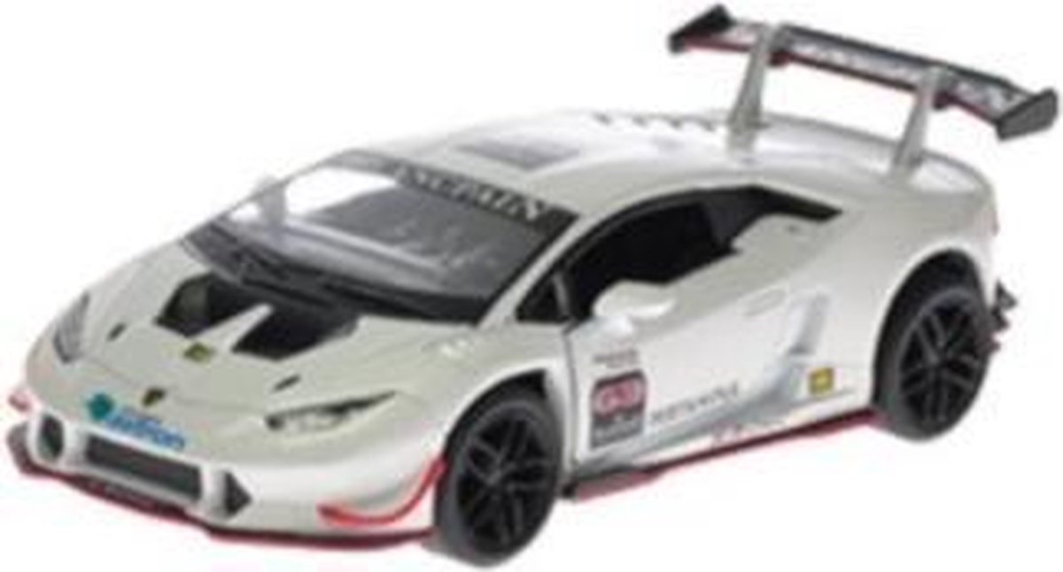 Kinsmart Schaalmodel Lamborghini Huracan 1:36 Pull-back Wit