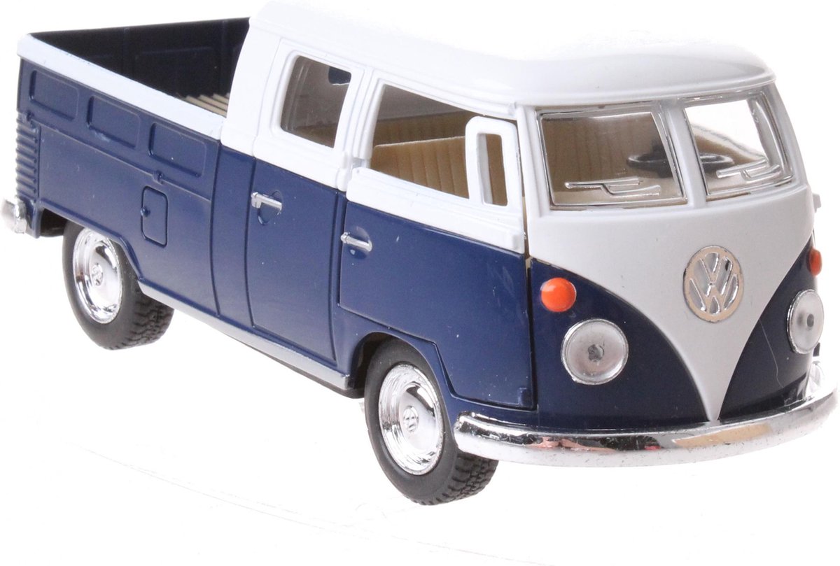 Kinsmart Schaalmodel Volkswagen 1:34 Die-cast 10 Cm Blauw