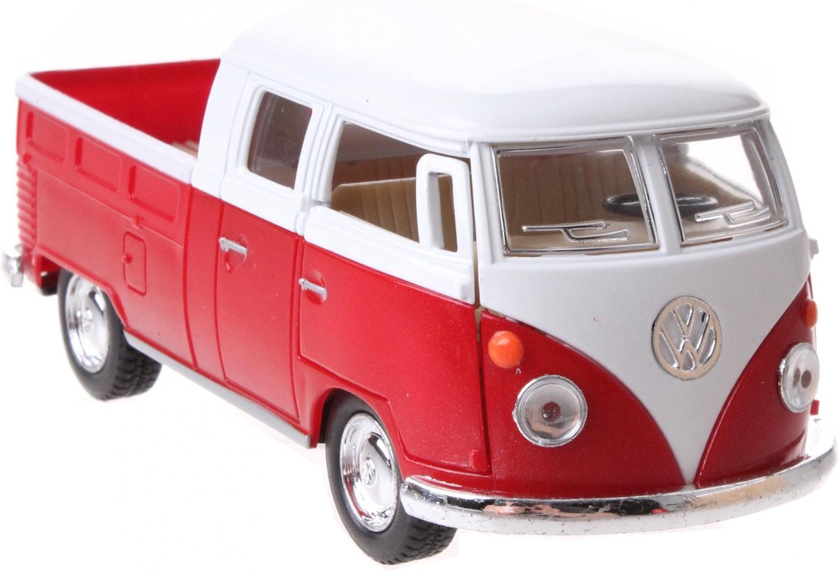 Kinsmart Schaalmodel Volkswagen 1:34 Die-cast 10 Cm Rood