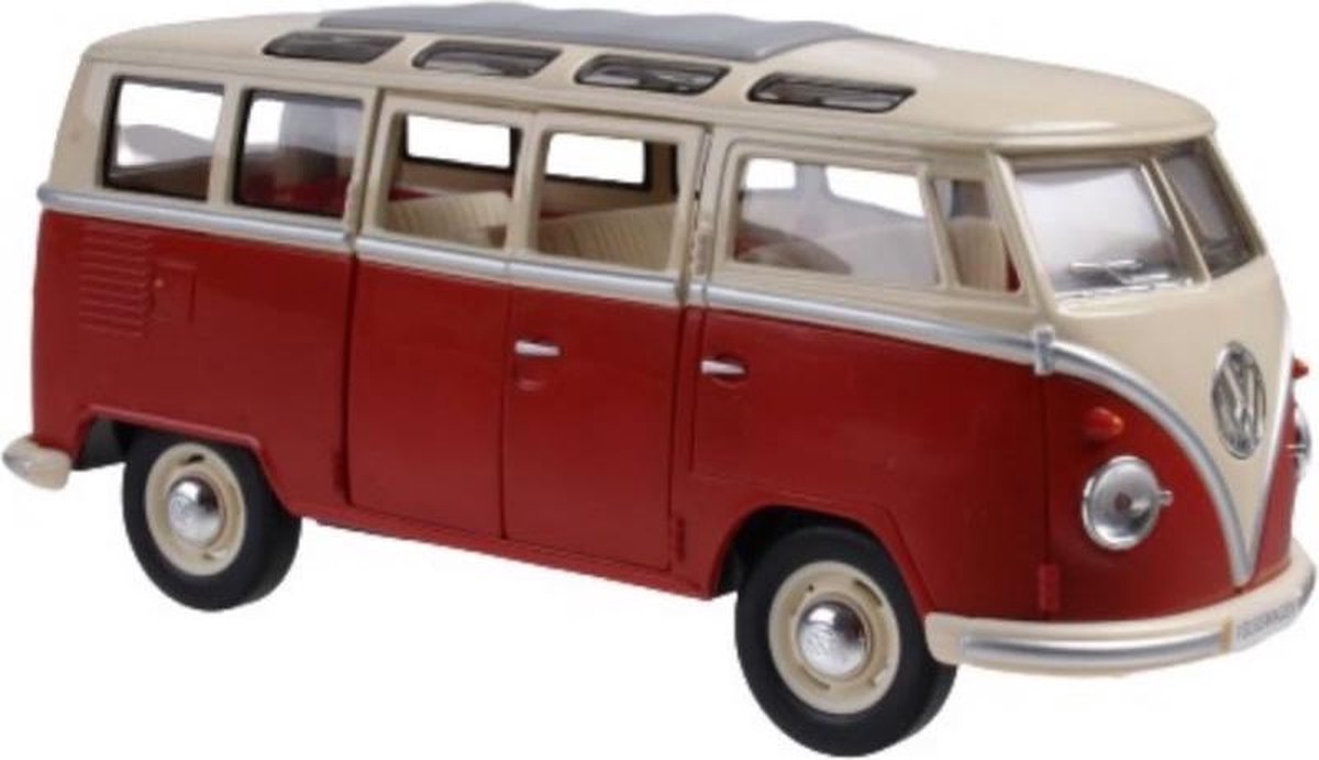 Kinsmart Schaalmodel Vw Classic 1962 1:24 Die-cast Rood