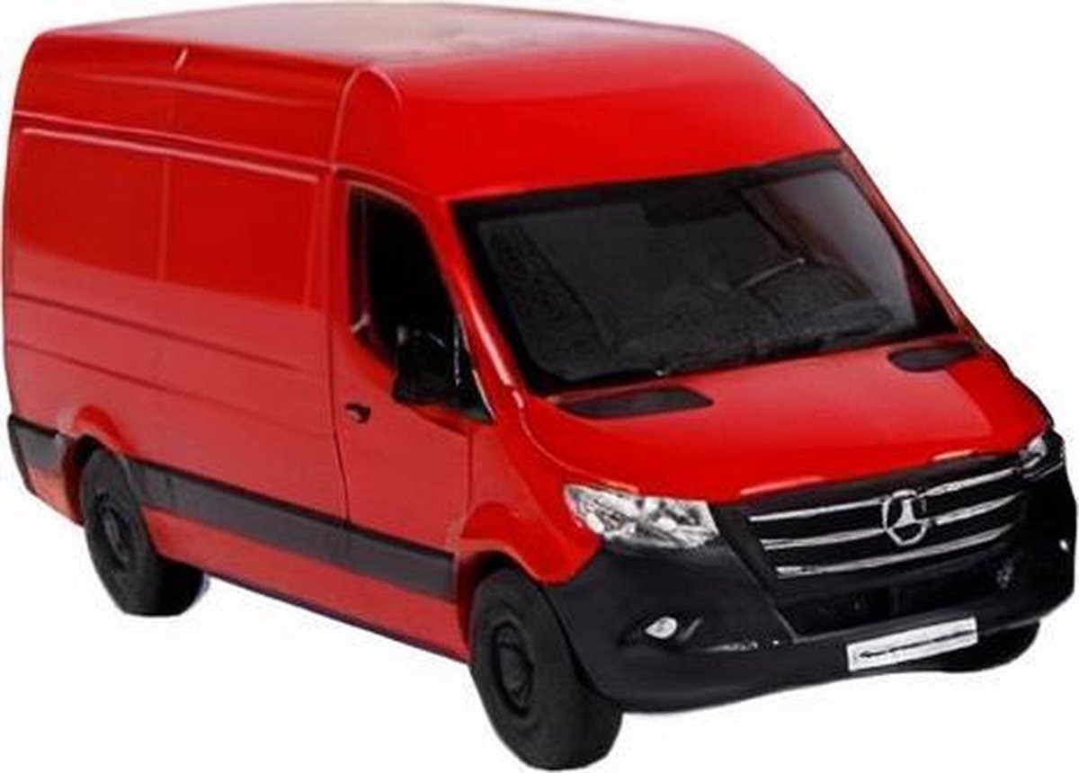 Kinsmart Speelgoedauto Mercedes-benz Sprinter 1:42 Die-cast Rood