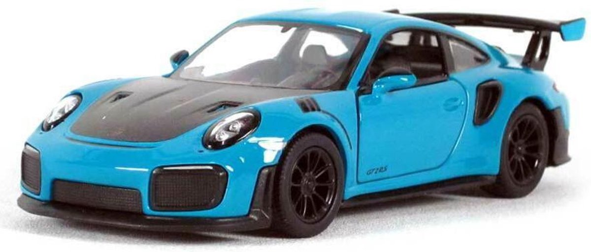 Porsche 911 GT2 RS Blauw – Kinsmart 1:36