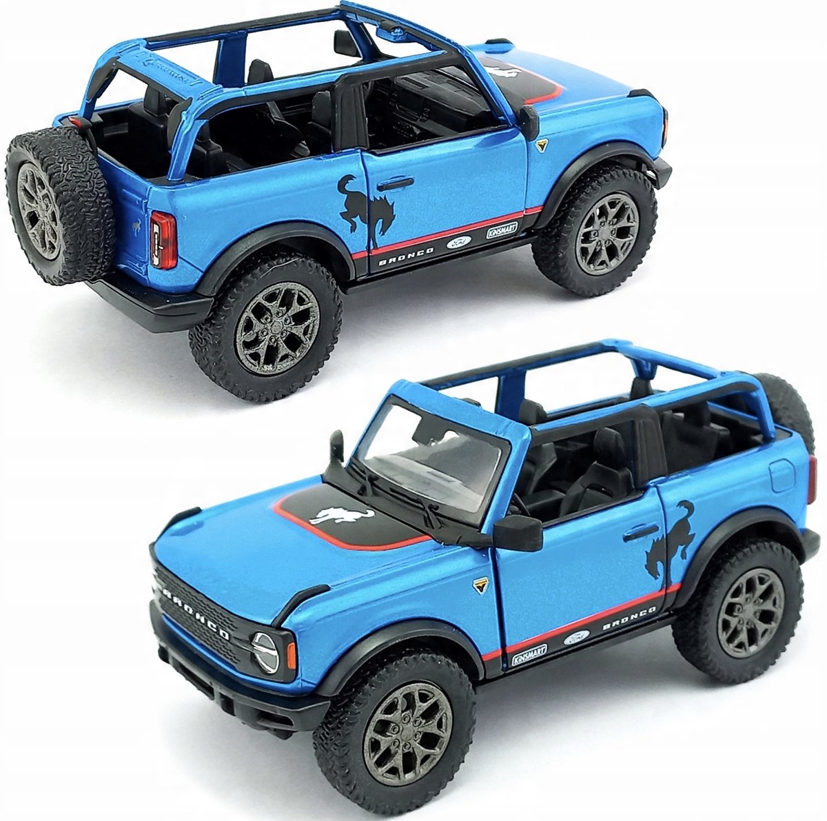 speelgoed auto Kinsmart Ford Bronco uvery edition 2022 die cast pull back motor 12,5 cm