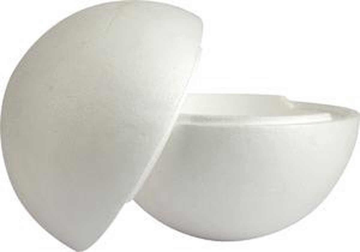 Styropor bal 150 mm 2 delen