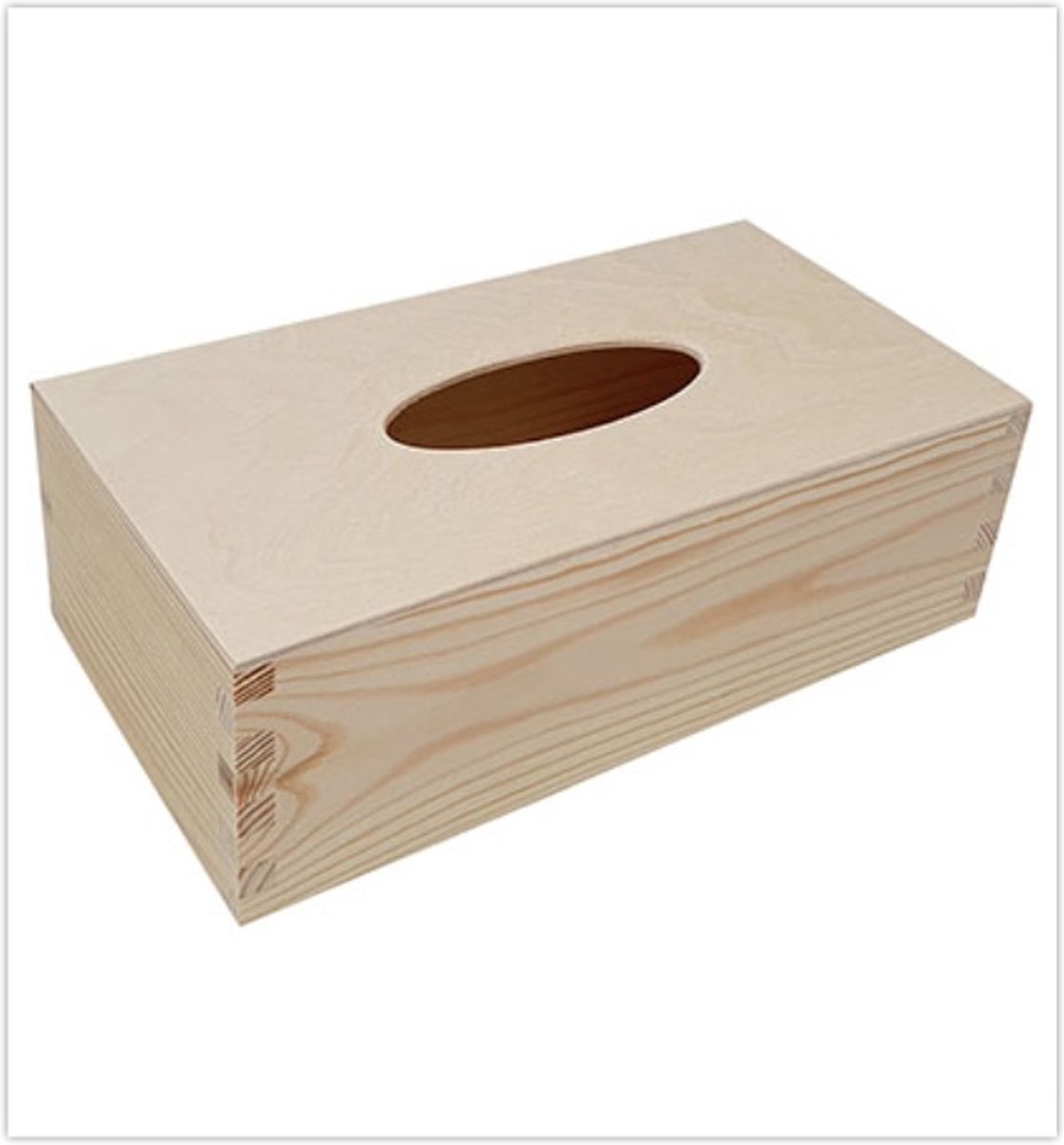 Tissue doos met schuifbodem grenen