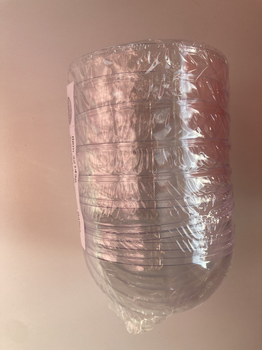 Transparante Plastic Ballen 5 st. – 10 cm