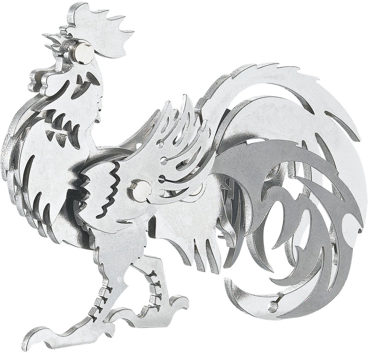 Bouwpakket 3D Model DIY Haan- metaal