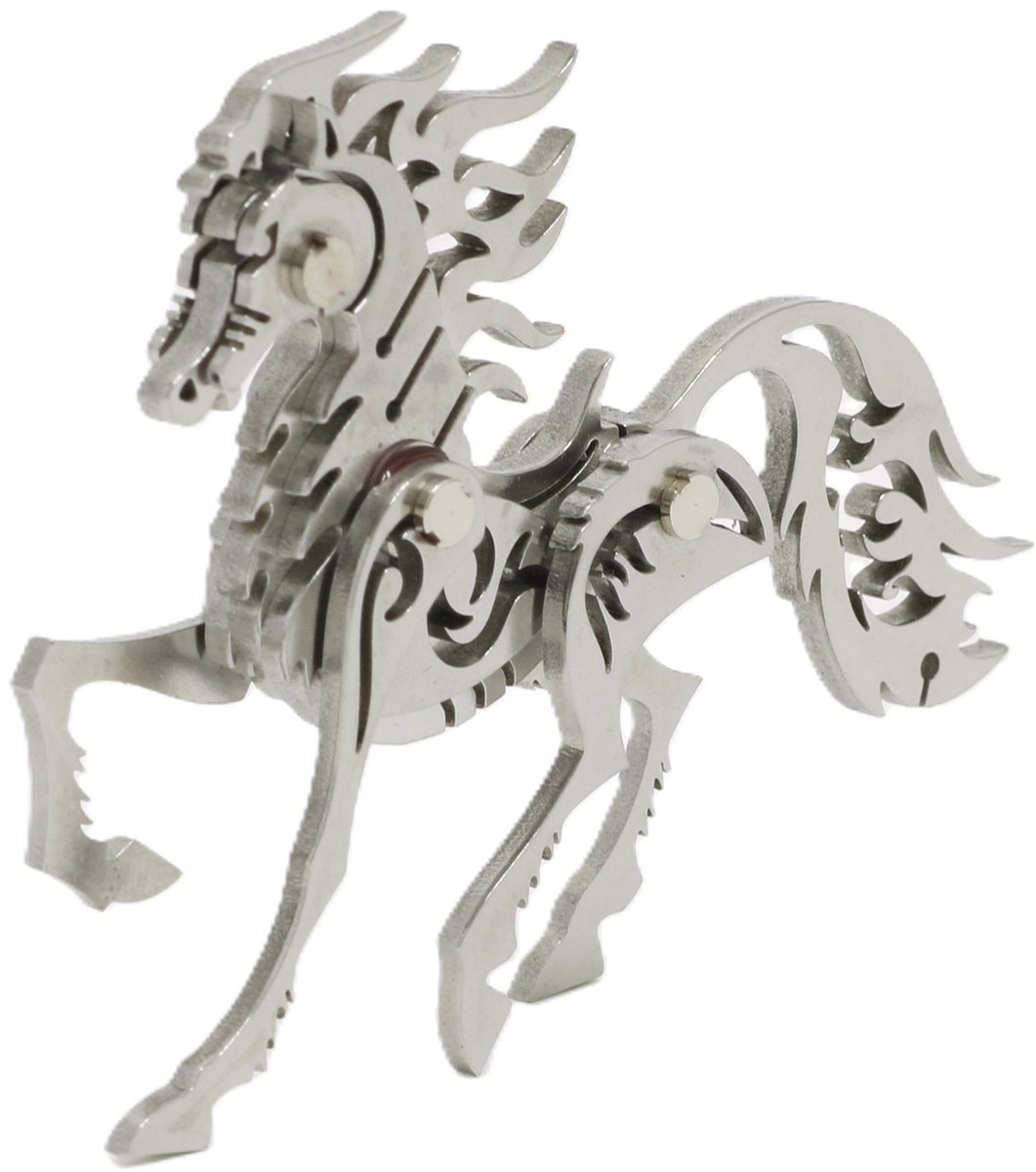 Bouwpakket 3D Model DIY Paard- metaal