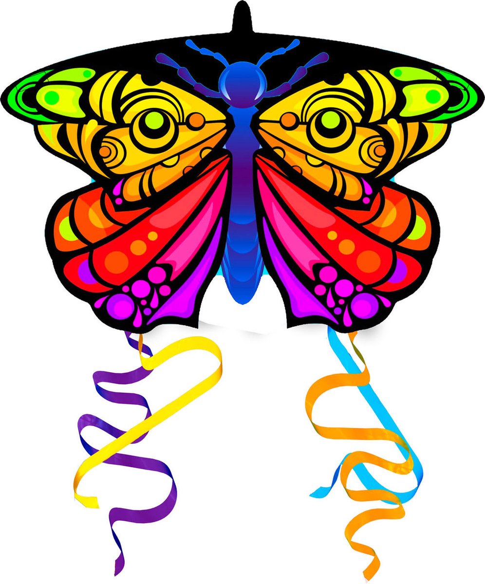   - Pop-up Mini Nylon Vlieger Vlinder