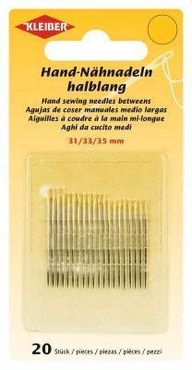 69901 Hand-Naainaalden half lang (31, 33, 35 mm), 20 st.