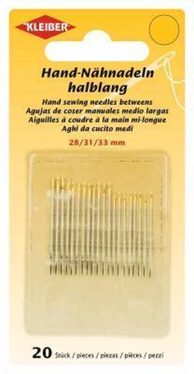 69902 Hand-Naainaalden half lang (28, 31, 33 mm), 20 st.