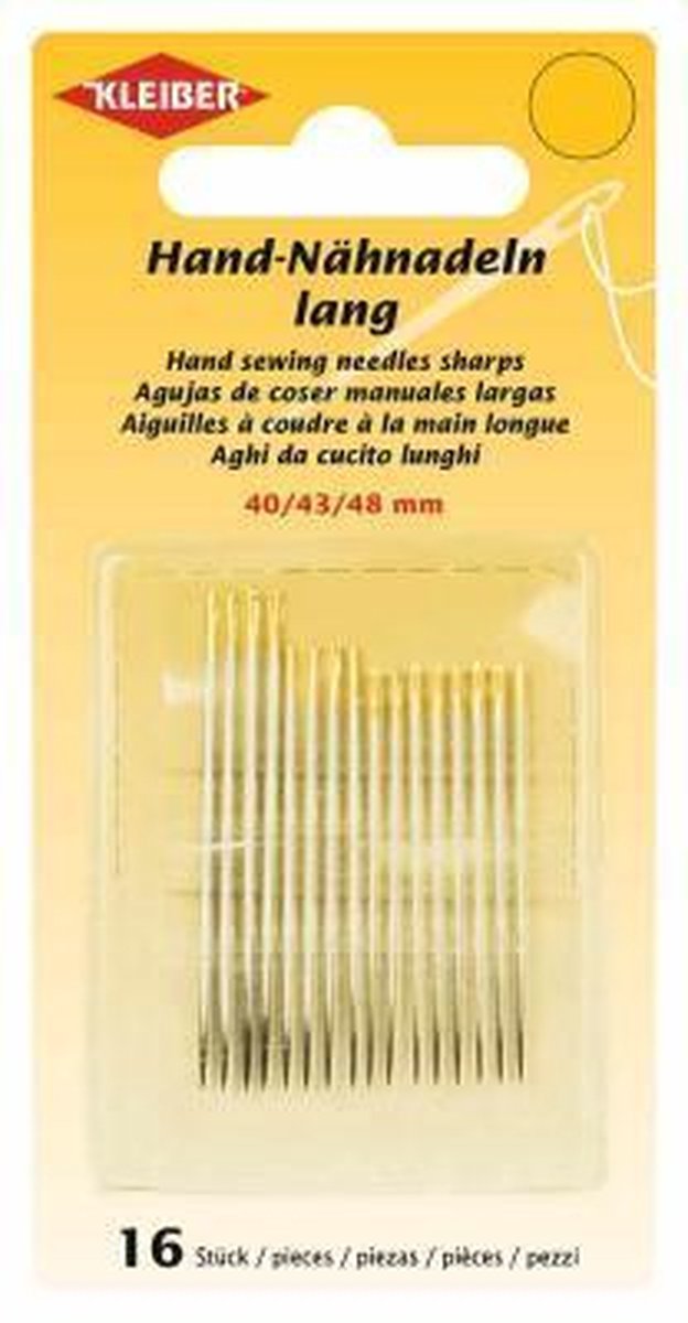 69903 Hand-Naainaalden lang (40, 43, 48 mm), 16 st.