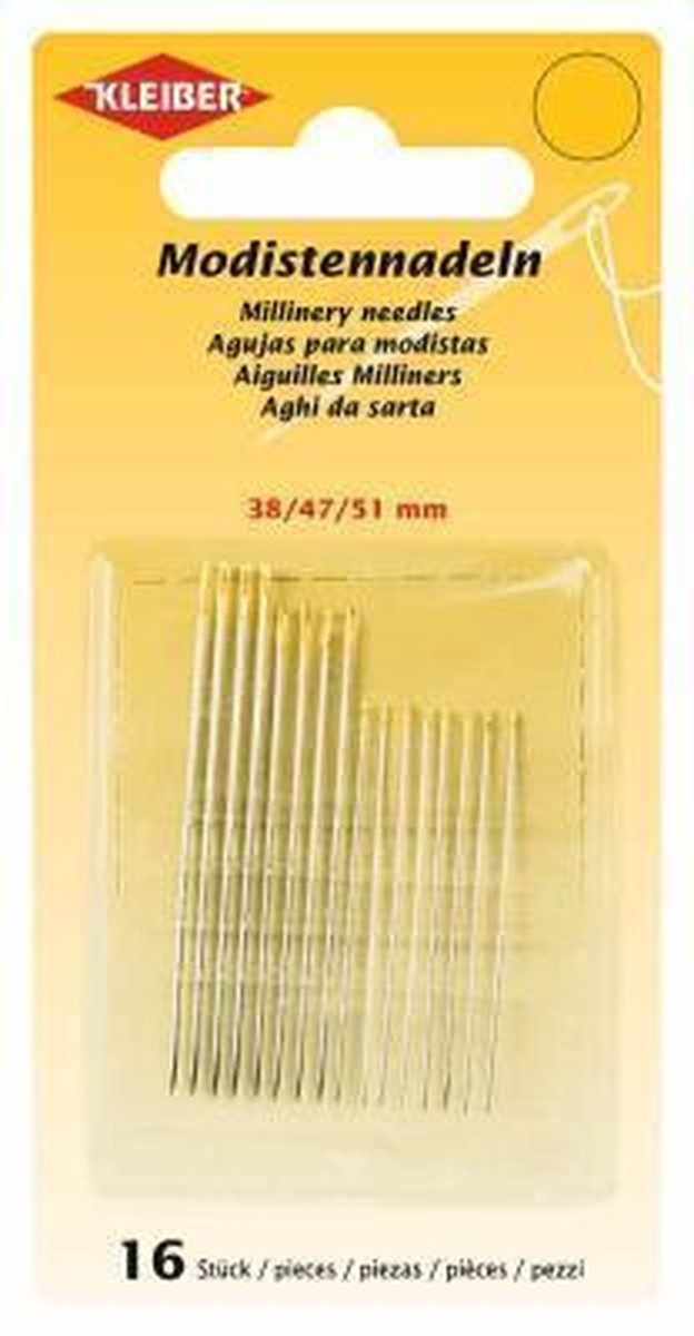 69908 Modistennaalden (38, 47, 51 mm), 16 st.