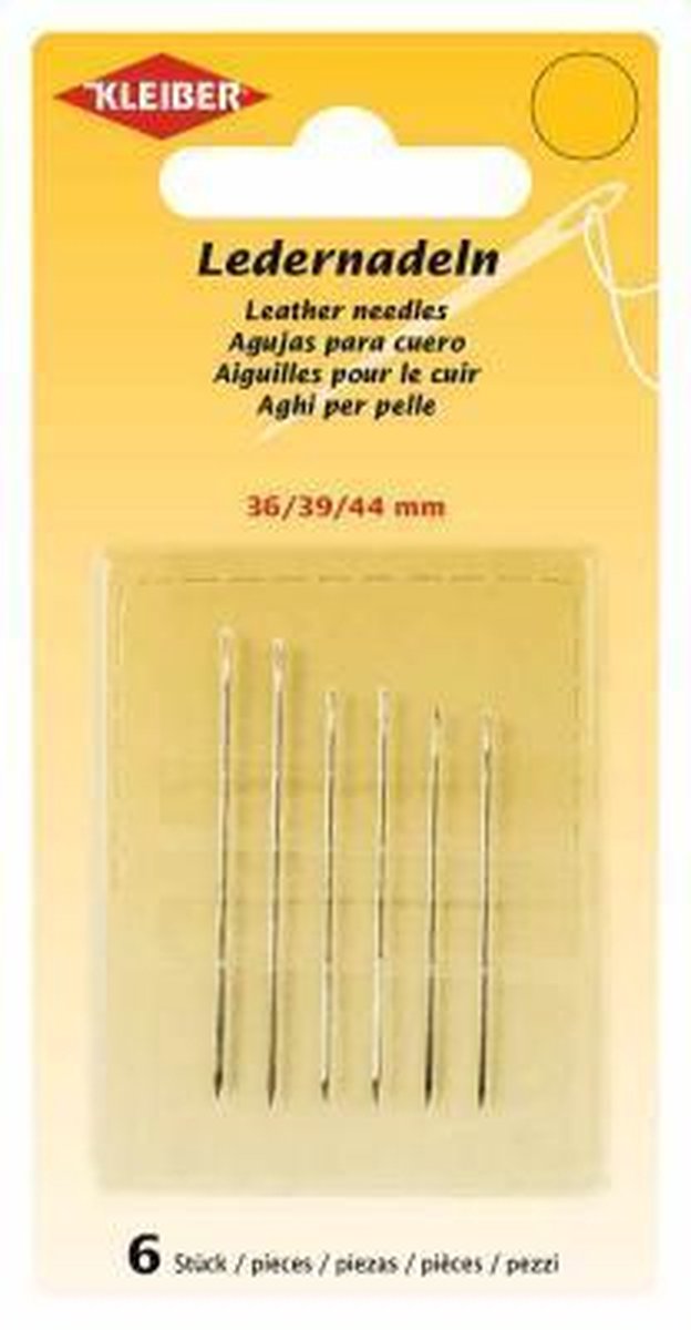 69910 Leernaalden (36, 39, 44 mm), 6 st.
