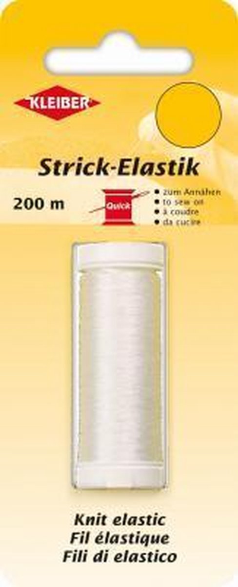 71090 Brei-elastiek, 200 m, transparant