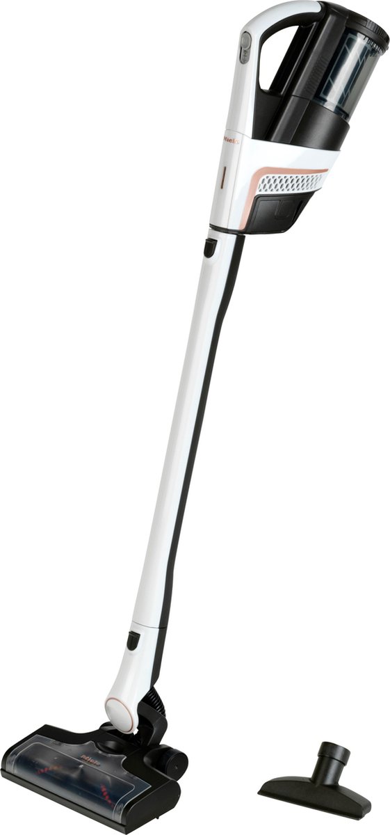 Klein Toys Miele Triflex stofzuiger - incl. extra kleine zuigmond, verwijderbare stofreservoir en vloerzuigmond - zwart wit