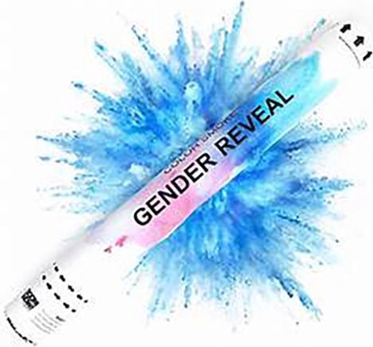 5 Kleurpoeder Shooters Gender Reveal Jongen