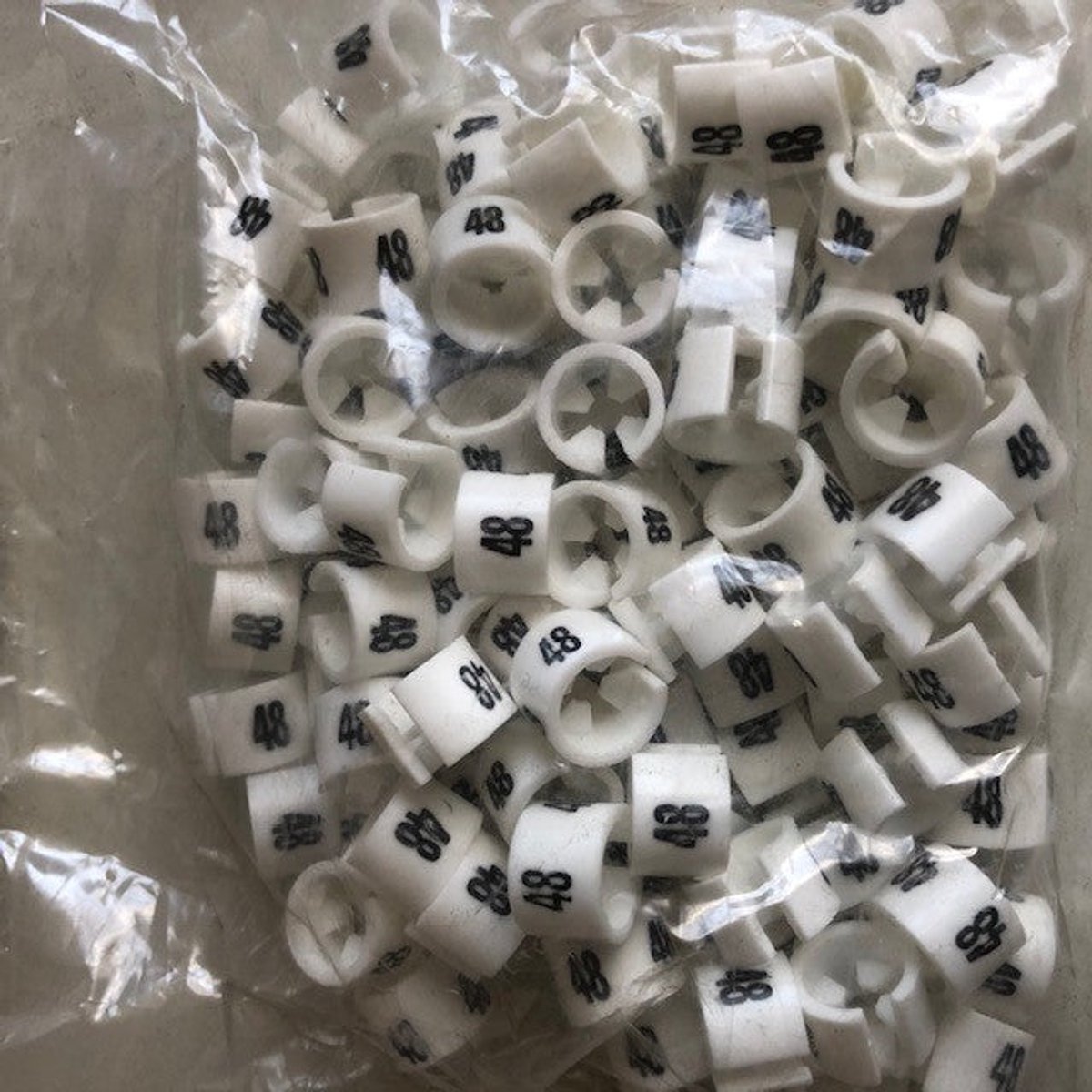 Minimarker wit/zwart 48 100st