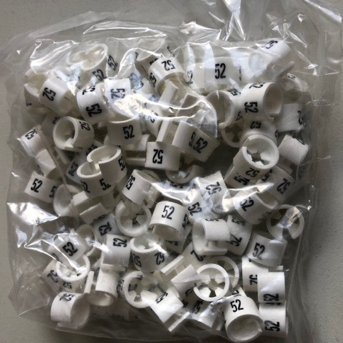 Minimarker wit/zwart 52 100st