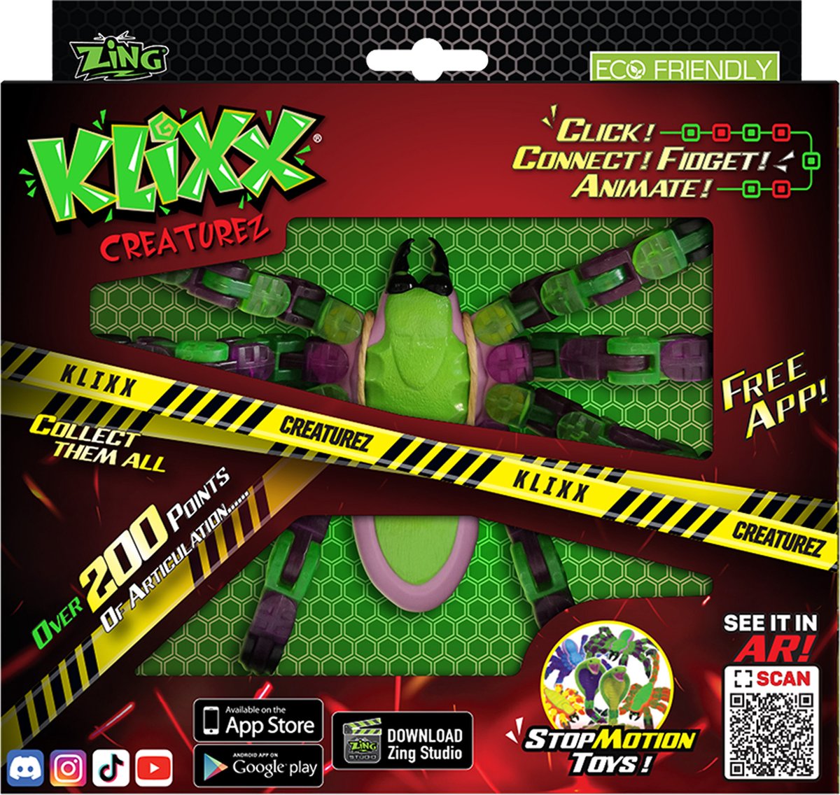 Klikbot Klixx Fidget Spider Creaturez Assort.
