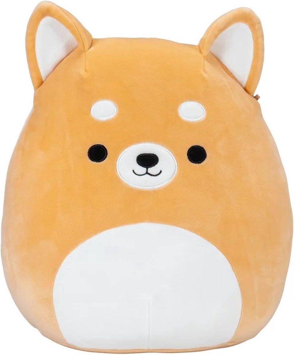 Klikkopers® - Kawaii knuffel - 18 cm tot 22 cm - Squish Knuffel - Shiba Inu Knuffel - Squishy - Kawaii Kussen