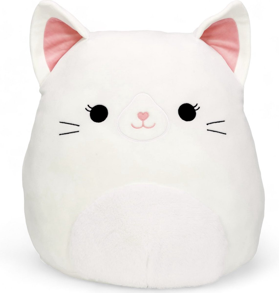 Klikkopers® - Kawaii knuffel - 70CM - Knuffel Kat Wit - Squishy - Kawaii Kussen - Squishy - Squish Knuffel - Witte Kat Knuffel