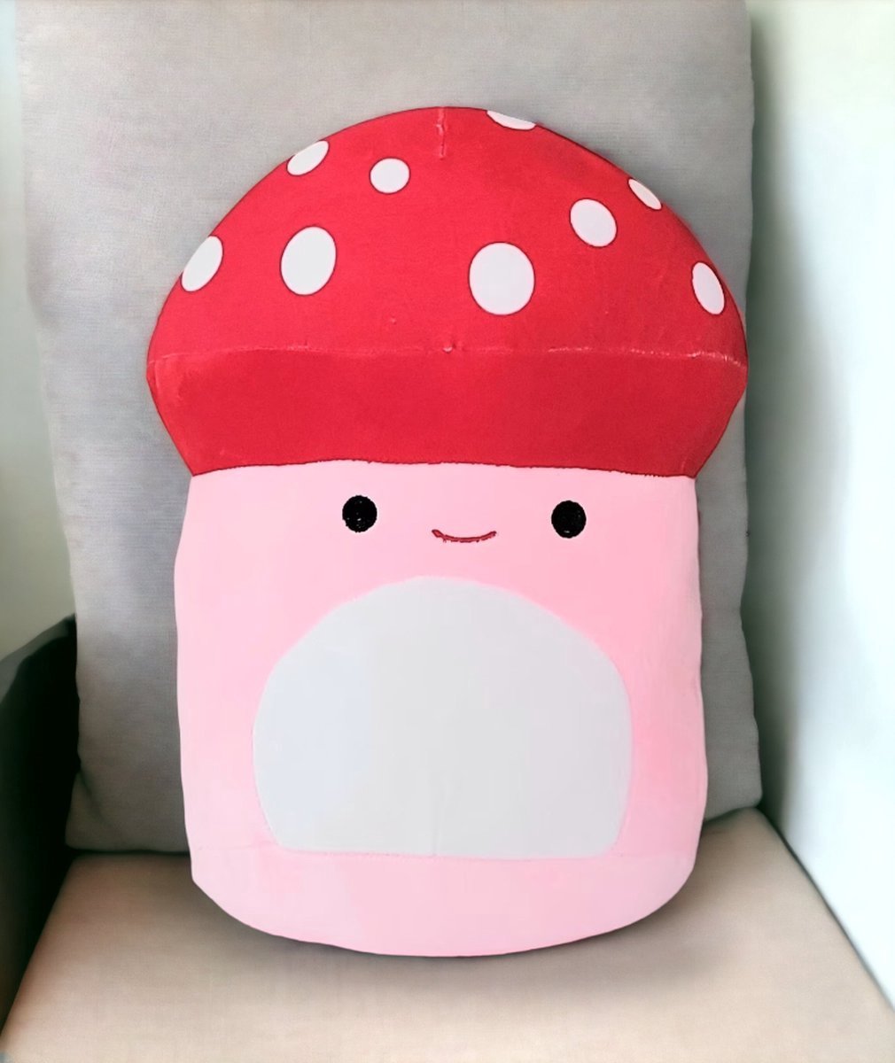Klikkopers® - Kawaii knuffel - Squish Knuffel - 40CM - Paddenstoel - Squishy - Kawaii Kussen - Paddenstoel Knuffel