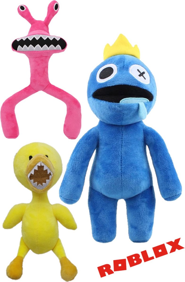 Roblox Knuffel - Rainbow Friends - Set knuffels - Pluche Rainbow Friends