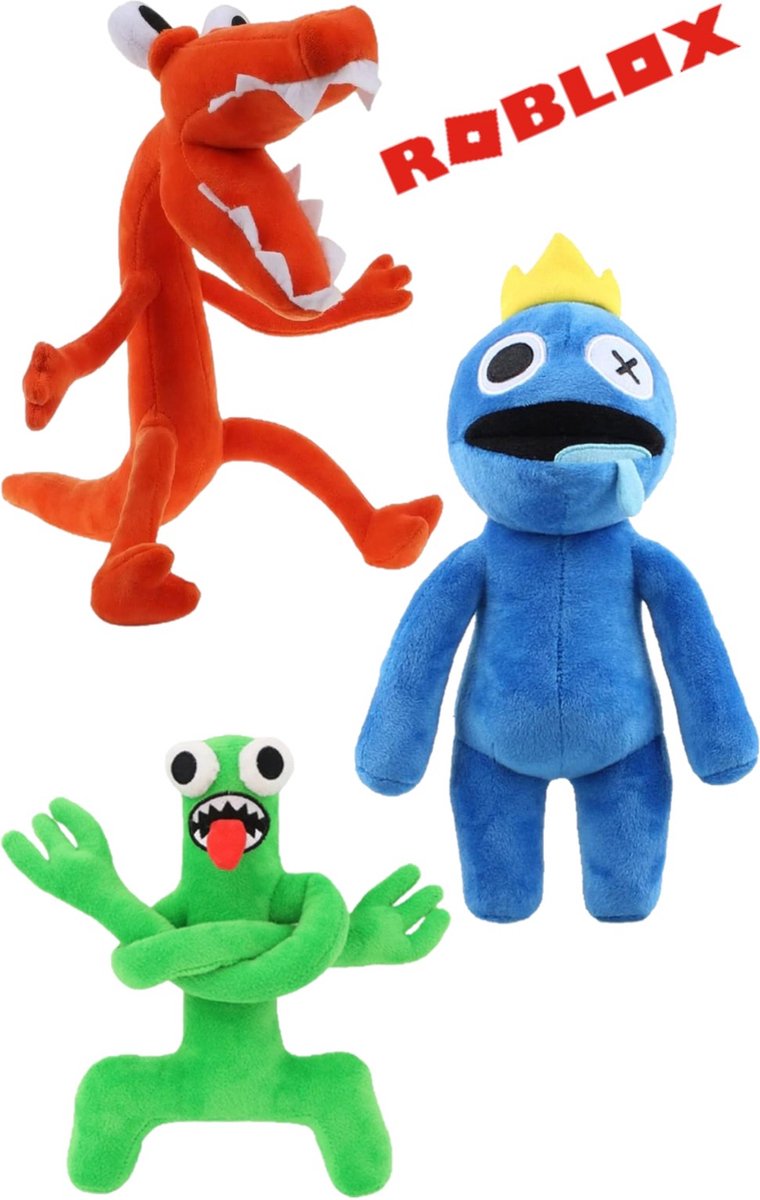 Roblox Knuffel - Rainbow Friends - Set knuffels - Pluche Rainbow Friends